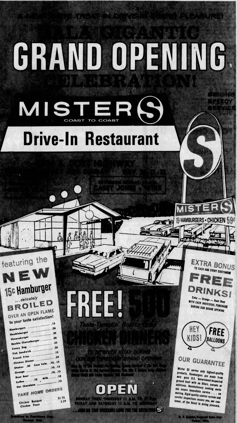 Misters Drive-In - Nov 19 1964 Article (newer photo)
